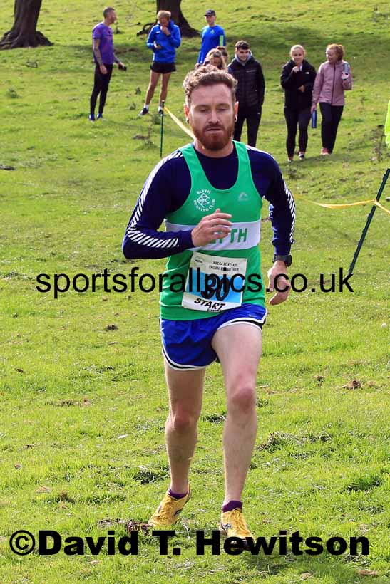Senior men, 2022 NECAA Cross Country Relays, Thornley Hall Farm, Peterlee, County Durham, October 15th. Photo: David T. Hewitson/Sports for All Pics